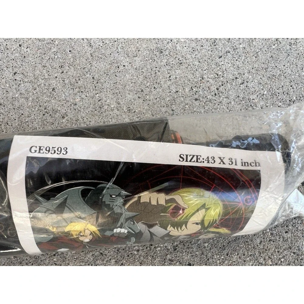 FULLMETAL ALCHEMIST Anime Fabric Scroll Wall Banner Flag Poster 43